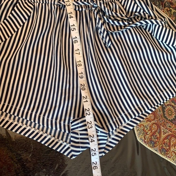 NEON Hart Striped Printed Drawstring Waist Front Button Rompers Size S - Picture 11 of 16